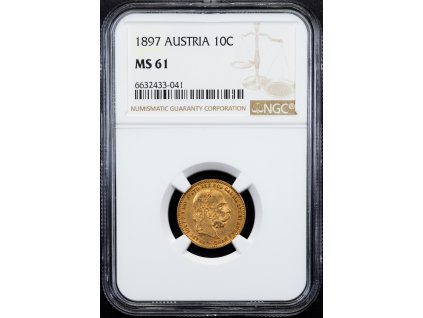 10 Koruna 1897-Au-809-1