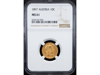 10 Koruna 1897-Au-810-1