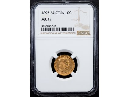 10 Koruna 1897-Au-814-1