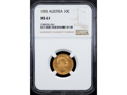 10 Koruna 1905-Au-818-1