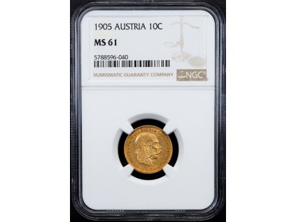 10 Koruna 1905-Au-819-1