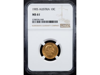 10 Koruna 1905-Au-820-1