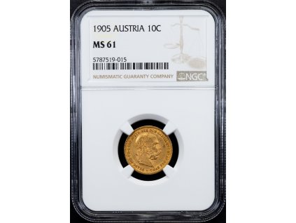 10 Koruna 1905-Au-822-1