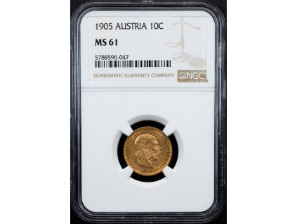 10 Koruna 1905-Au-826-1