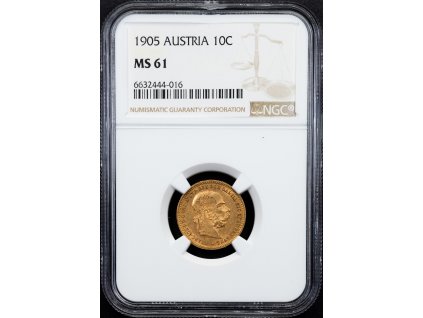 10 Koruna 1905-Au-827-1