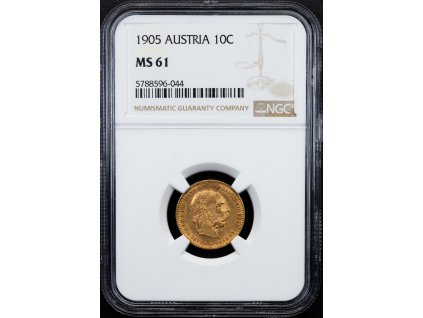 10 Koruna 1905-Au-836-1