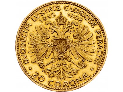 20 Koruna 1908-V-29-1