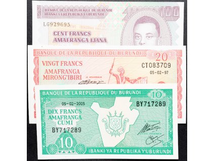 10, 20, 100 Francs 2005, 1997, 2010-B-12420-1