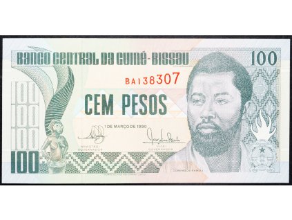 100 Pesos 1990-B-14862-1