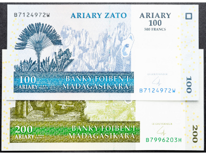 100, 200 Ariary 2004-B-15180-1
