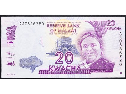20 Kwacha 2012-B-14854-1