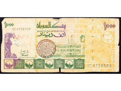 1000 Dinars 1997-B-13547-1