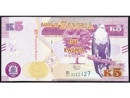 5 Kwacha 2020-B-13907-1