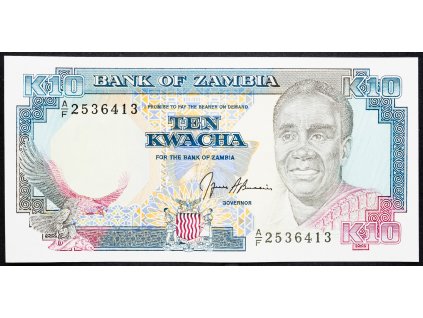 10 Kwacha 1989–1991-B-14250-1