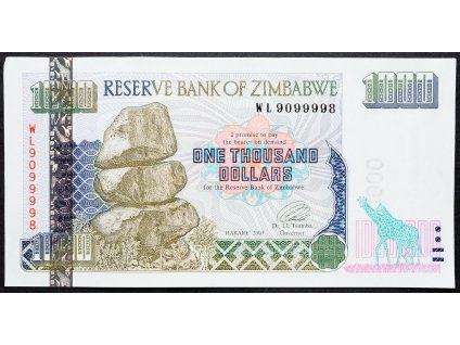 1000 Dollars 2003-B-13969-1