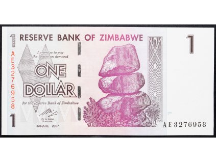 1 Dollar 2007-B-14386-1