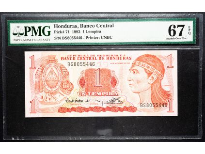 1 Lempira 1992-B-15930-1