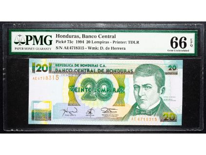 20 Lempiras 1994-B-15933-1