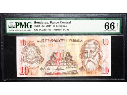 10 Lempiras 2004-B-15936-1