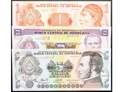 1, 2, 5 Lempiras 2006-B-13178-1