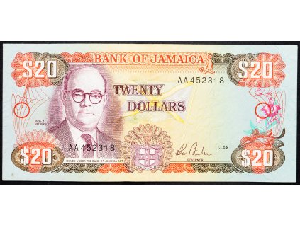 20 Dollars 1985-B-15168-1