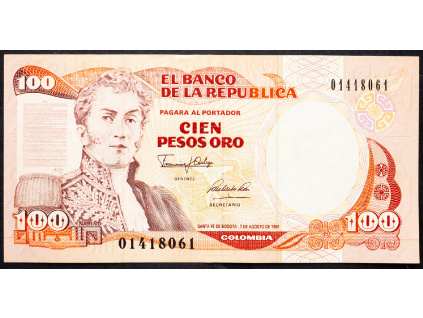 100 Pesos Oro 1991-B-14114-1