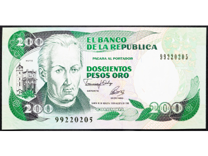200 Pesos Oro 1992-B-13892-1