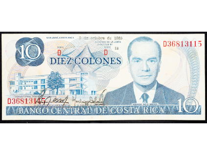 10 Colones 1985-B-13019-1