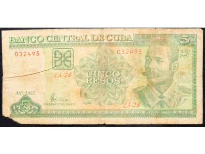 5 Pesos 1997-B-13032-1
