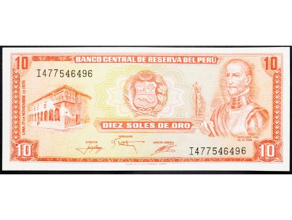 10 Soles de Oro 1976-B-15821-1
