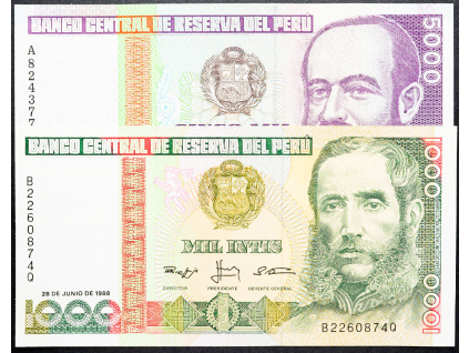 1000, 5000 Intis 1988-B-12488-1