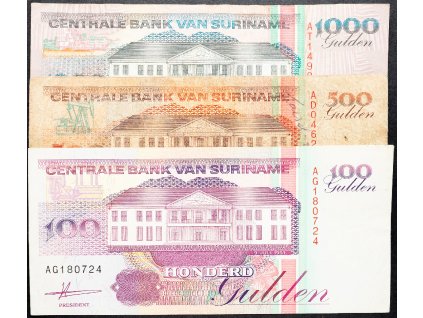100, 500, 1000 Gulden 1991, 1991, 1995-B-12494-1