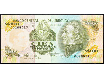 100 Nuevos Pesos 1987-B-13894-1