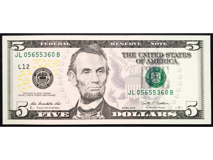 5 Dollars 2009-B-13783-1