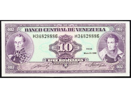 10 Bolivares 1990-B-13856-1