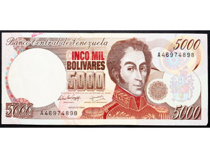 5000 Bolivares 1994-B-13770-1
