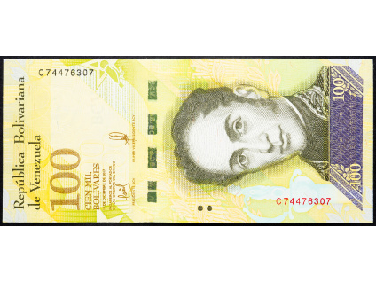 100 Bolivares 2017-B-14429-1