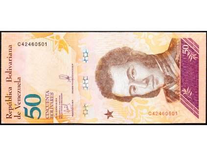 50 Bolivares 2018-B-14428-1