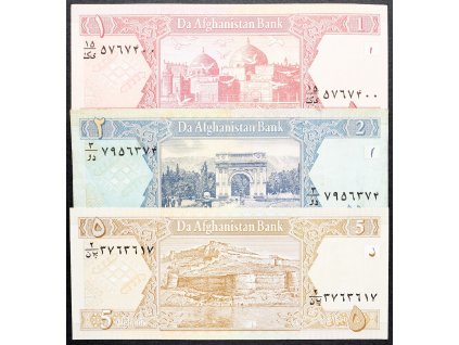 1, 2, 5 Afghanis 2002-B-12856-1