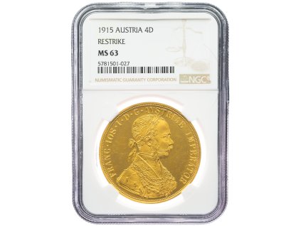 9252 4 dukat 1915 ngc unc ms63