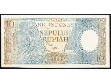 10 Rupiah 1963-B-15141-1