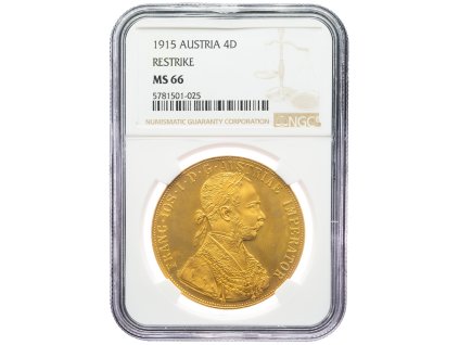9264 4 dukat 1915 ngc unc ms66