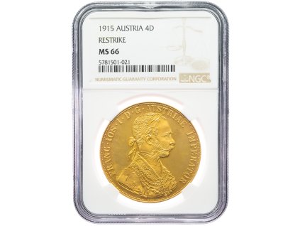9267 4 dukat 1915 ngc unc ms66