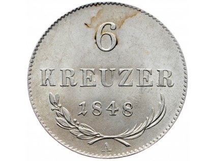 6 Krejcar 1848 A