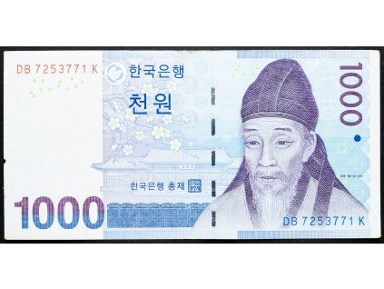 1000 Won 2007-B-13275-1