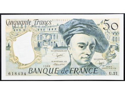 50 Francs 1980-B-13801-1