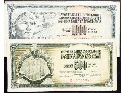 500, 1000 Dinara 1981-B-13379-1
