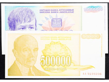 500000, 1000000 Dinara 1994, 1993-B-14923-1
