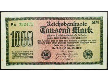1000 Mark 1922-B-12093-1