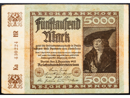 5000 Mark 1922-B-15727-1